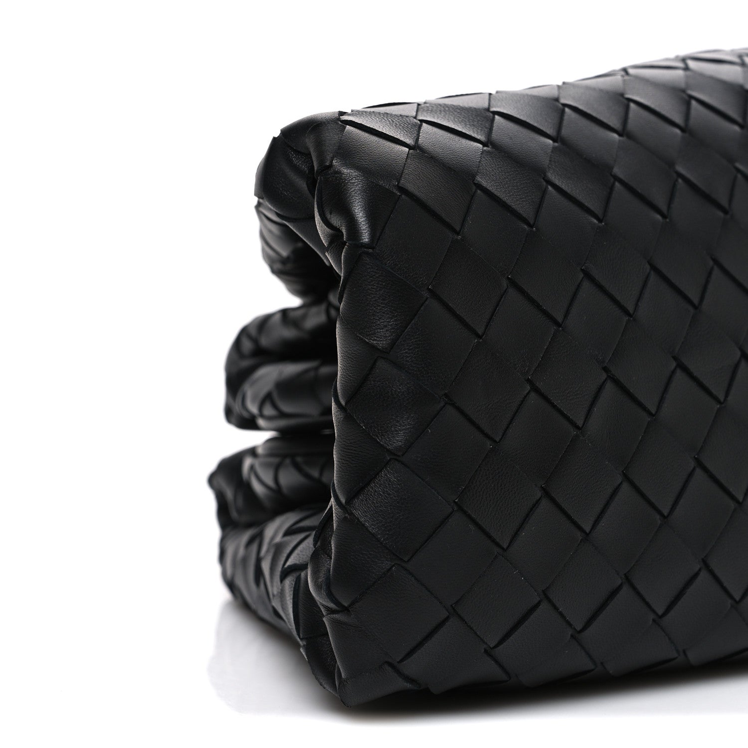 Bottega Veneta Nappa Maxi Intreccio The Pouch Oversized Clutch Black 10 of 11