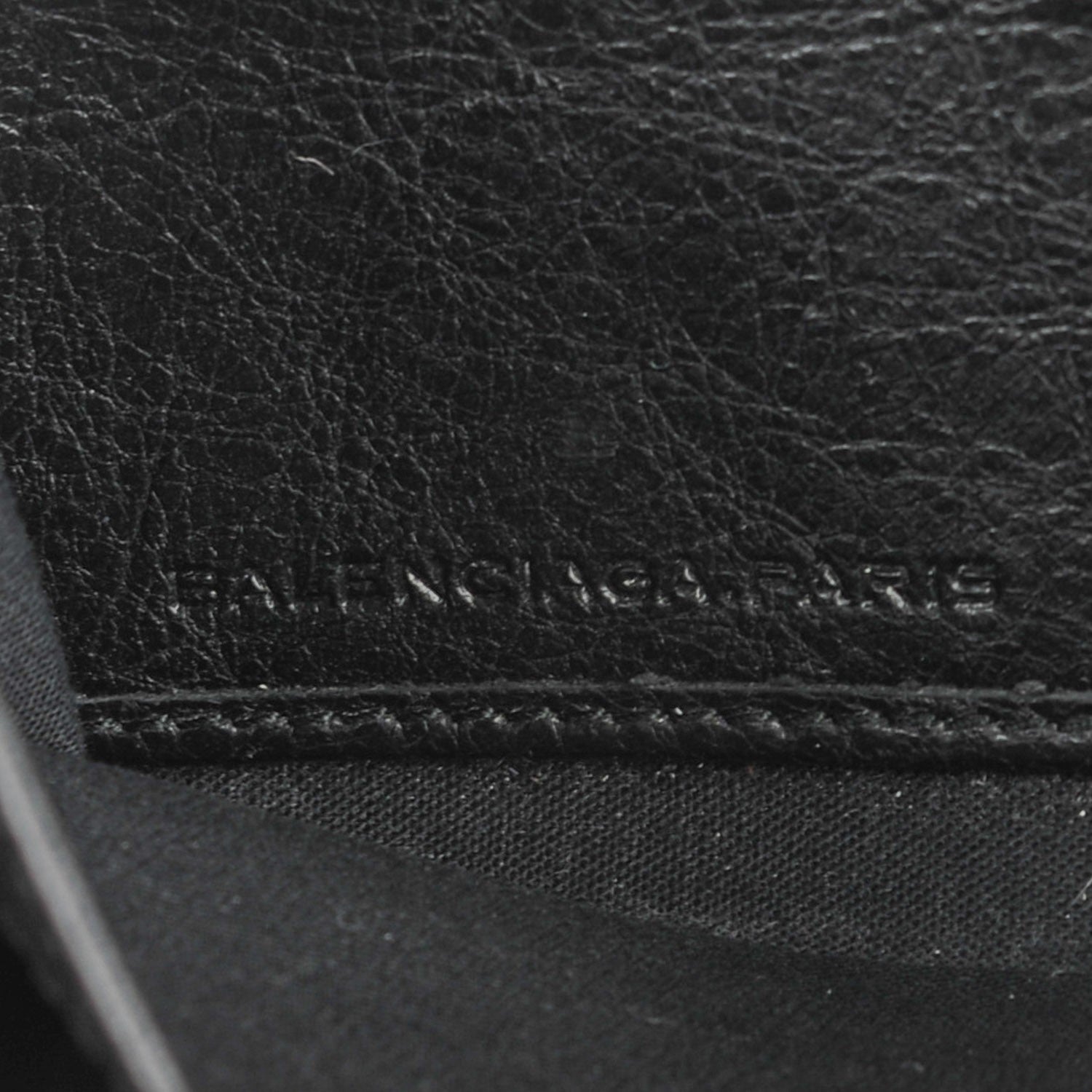 Balenciaga Agneau Classic Hardware Continental Zip Around Wallet Black 9 of 10