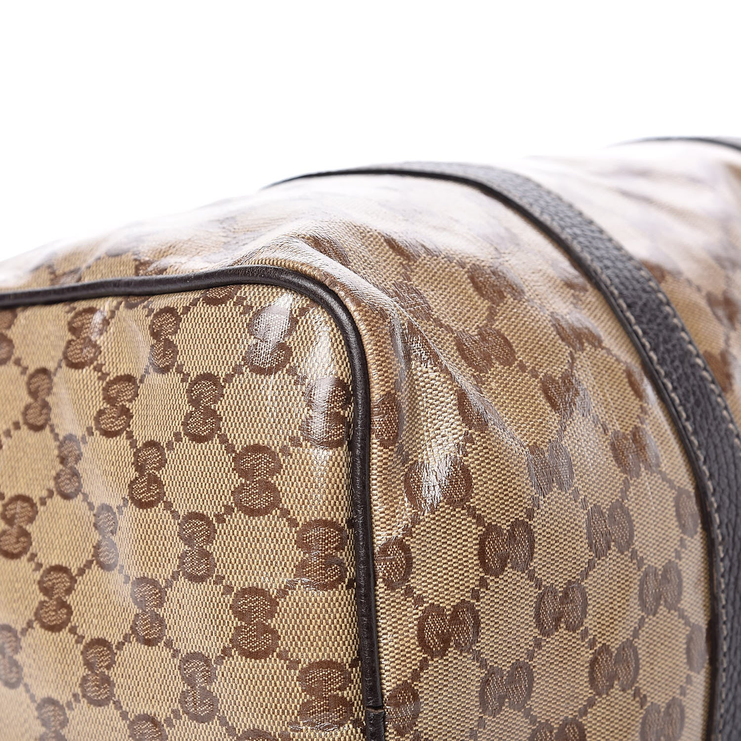 Gucci Crystal Monogram Medium Joy Boston Dark Brown 9 of 16