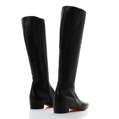 Christian Louboutin Nappa Tounoir Flat Knee Boots 36 Black 4 of 8