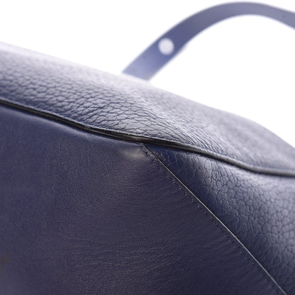 Proenza Schouler Pebbled Calfskin Double Sided PS Courier Bag Indigo 13 of 17