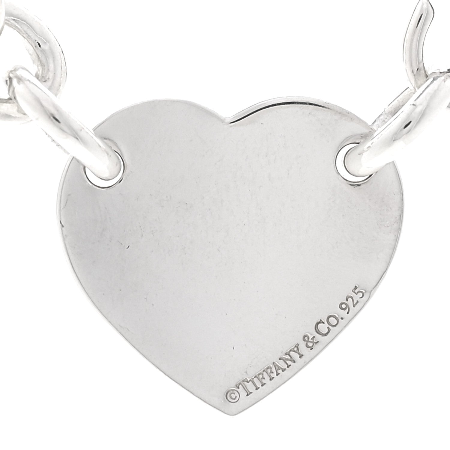 Tiffany Sterling Silver Return to Tiffany Heart Tag Choker