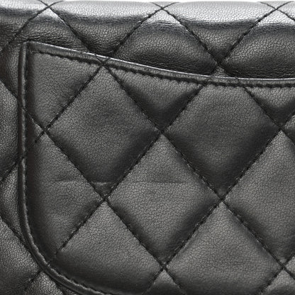 Chanel Lambskin Quilted Yen Wallet Black 16 of 16