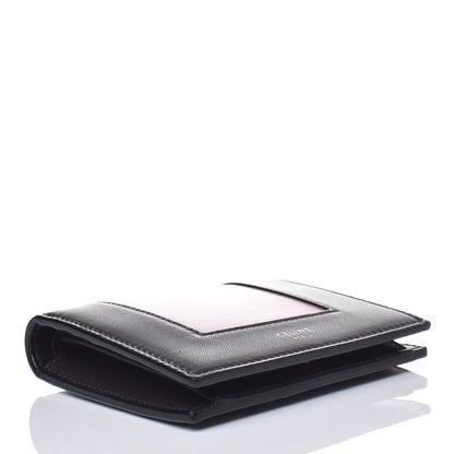 Celine Smooth Lambskin Small Frame Multifunction Wallet Liquorice Antique Rose 4 of 7
