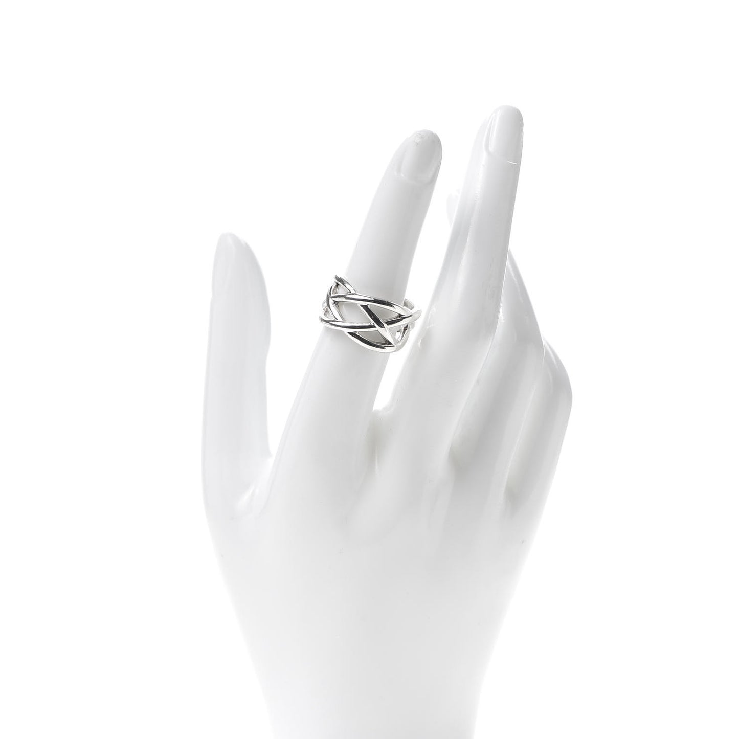 Sterling Silver Celtic Knot Ring 53 6.5