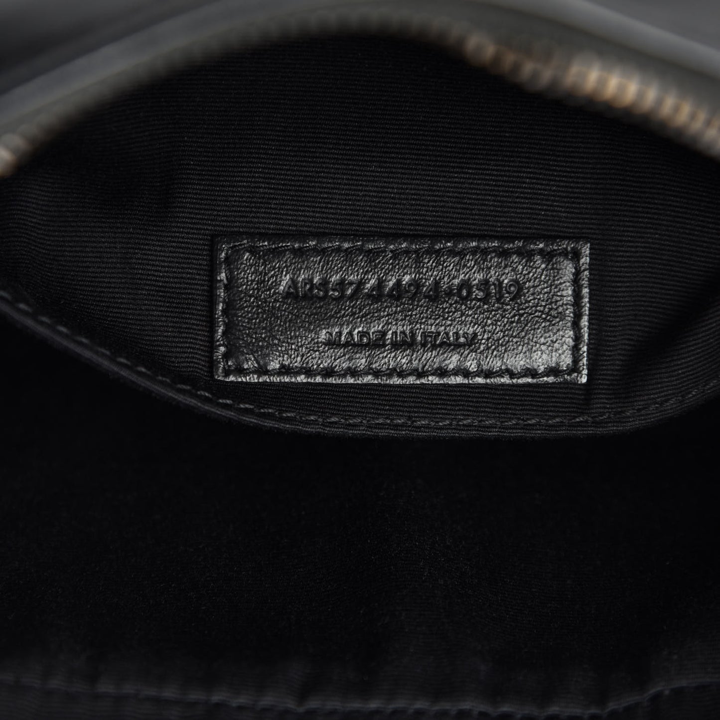 Calfskin Matelasse Monogram Lou Camera Bag Black