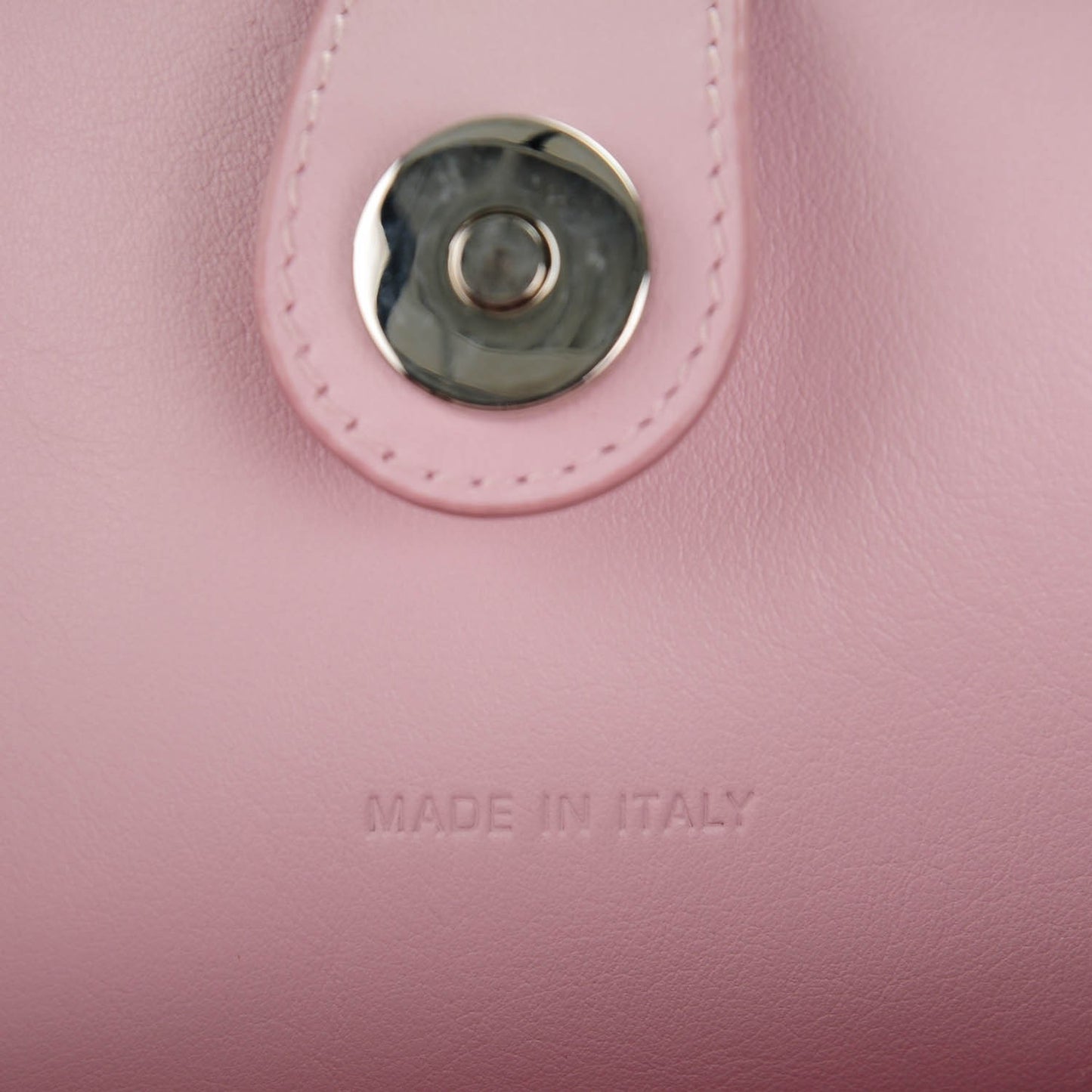 Calfskin Small Addict Shopping Tote Black Pink