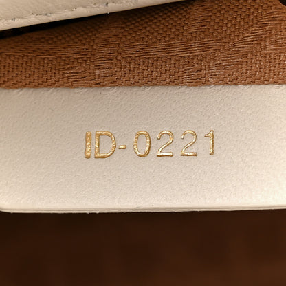Christian Dior Lambskin Cannage Small My ABCDior Lady Dior White 7 of 16