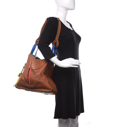 Loewe Calfskin Medium Stars Hammock Shoulder Bag Tan 2 of 10
