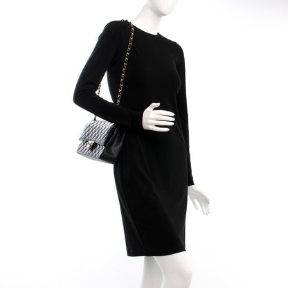 Chanel Caviar Quilted Medium Double Flap Black 2 of 9