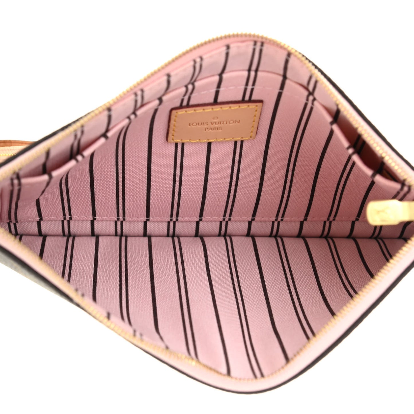 Monogram Neverfull MM GM Pochette Rose Ballerine