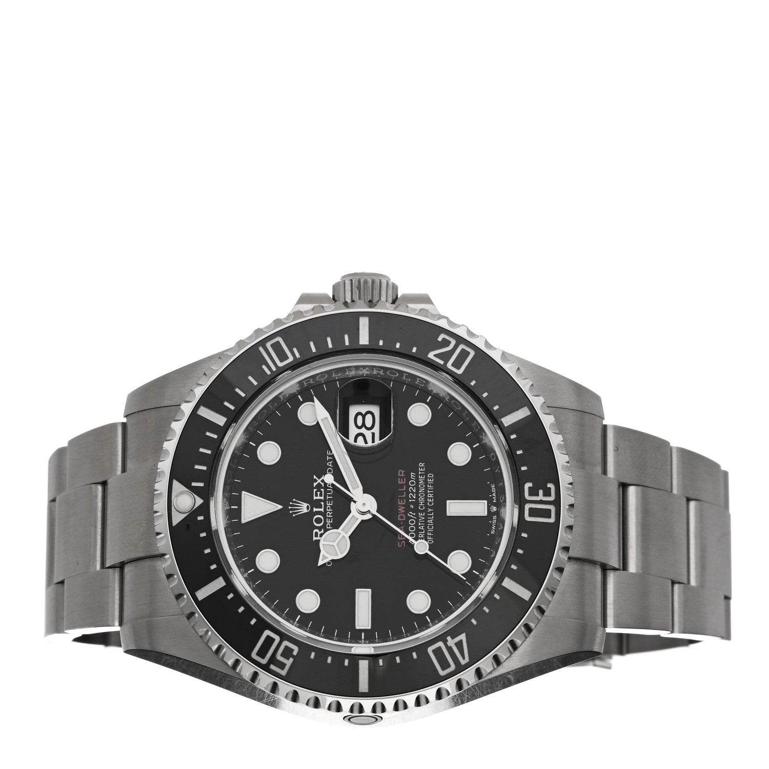 Rolex Stainless Steel 43mm Oyster Perpetual Date Sea-Dweller Watch Black 126600 2 of 5