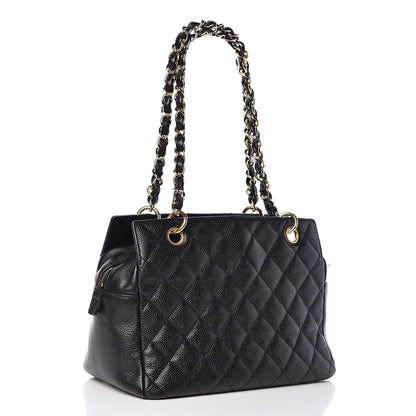 Chanel Caviar Quilted Petit Timeless Tote PTT Black 3 of 10
