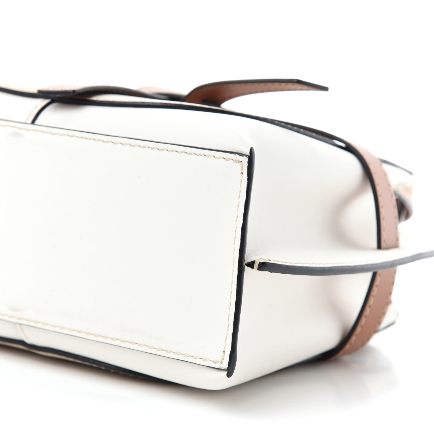 Loewe Natural Calfskin Mini Gate Tote Light Oat Soft White 7 of 12