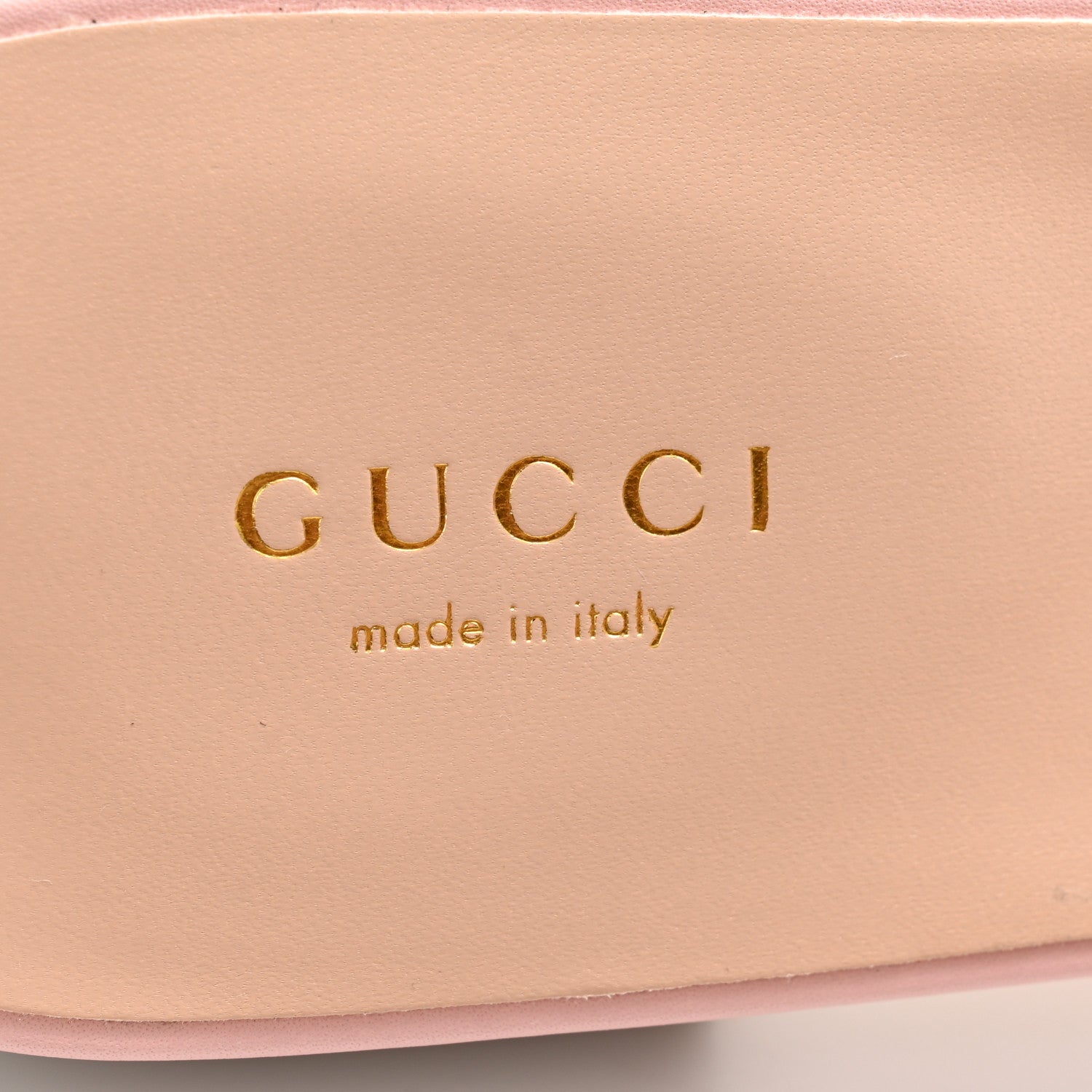 Gucci Cosmos Softy Calfskin Interlocking G Cut Out Slide Sandals 39 Pastel Pink 6 of 10