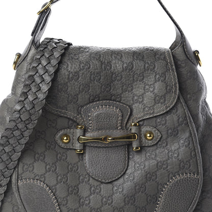 Gucci Guccissima Large New Pelham Satchel Grey 6 of 8