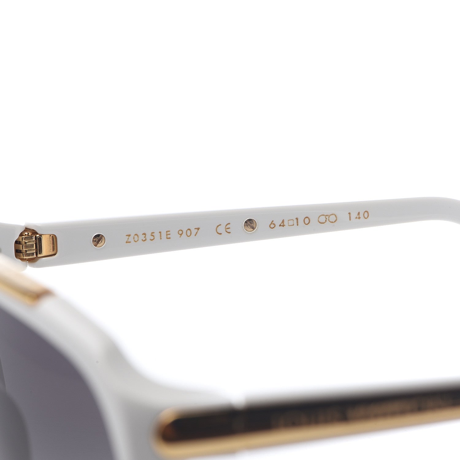 Louis Vuitton Evidence Sunglasses Z0351E White 6 of 7