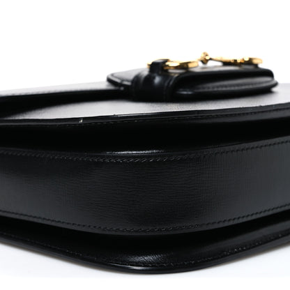 Gucci Azalea Calfskin Horsebit 1955 Shoulder Bag Black Black 9 of 11