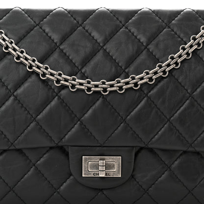 Chanel Aged Calfskin Quilted 2.55 Reissue 226 Flap Black 8 of 10