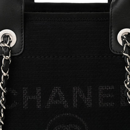 Chanel Mixed Fibers Medium Deauville Tote Black 9 of 13