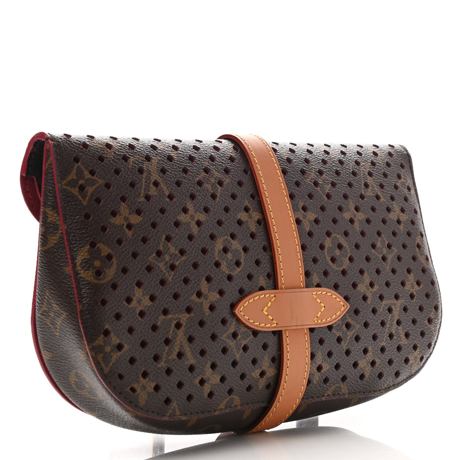Louis Vuitton Monogram SC Flore Clutch Saumur Corail 6 of 10