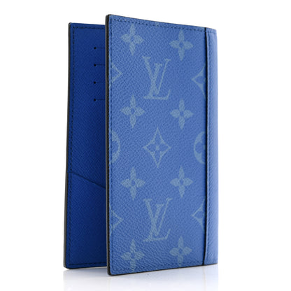 Louis Vuitton Monogram Taiga Passport Cover Agave Blue 3 of 7