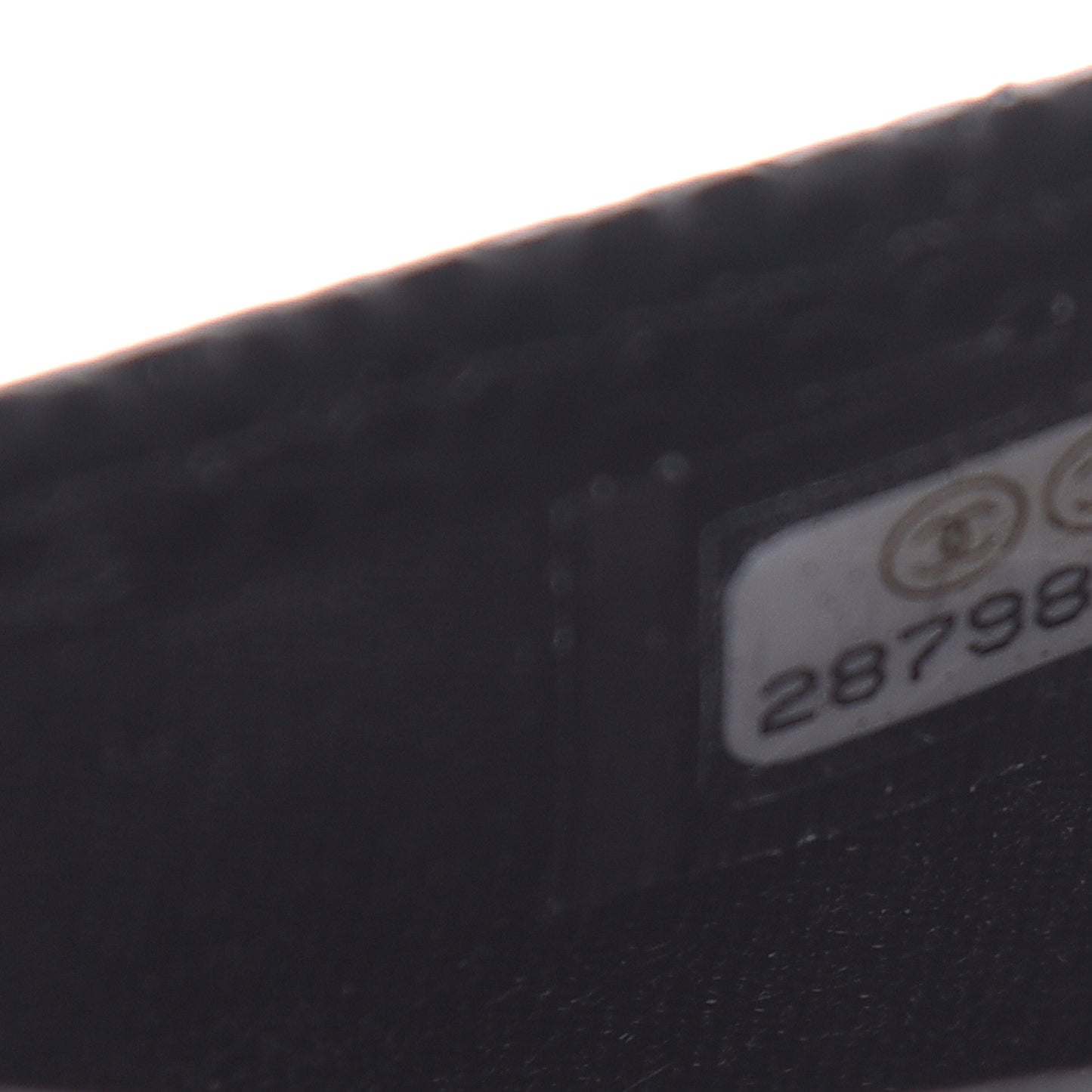 Caviar Quilted Card Holder Black