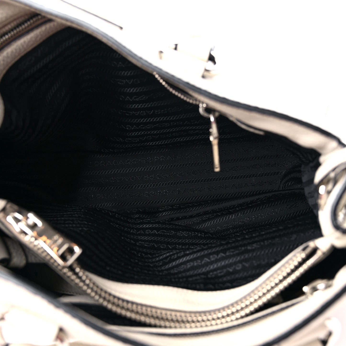 Vitello Daino Shopping Tote Talco
