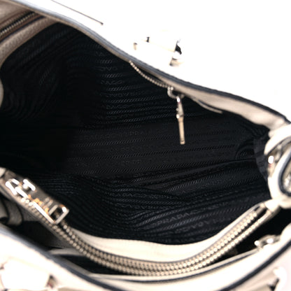 Prada Vitello Daino Shopping Tote Talco 5 of 13