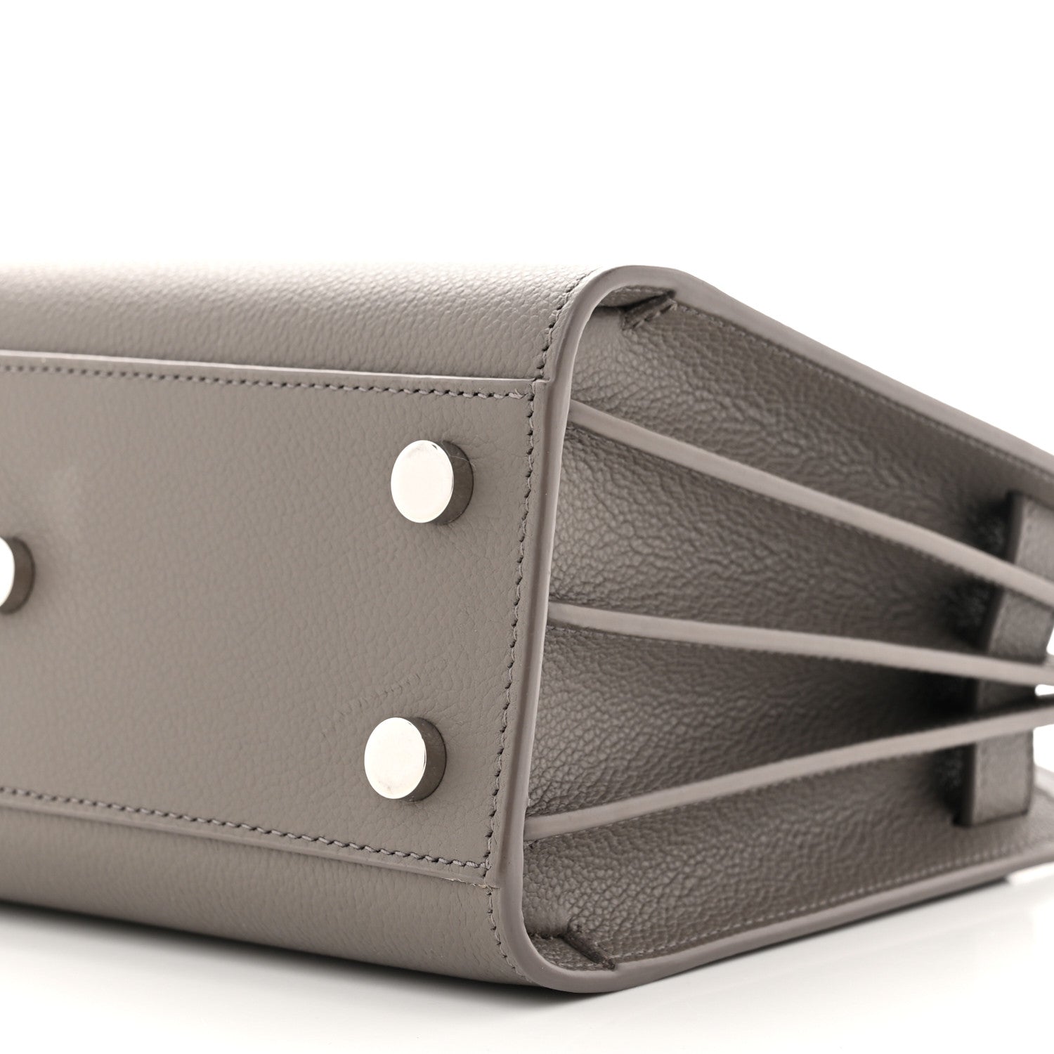 Saint Laurent Grained Calfskin Nano Sac De Jour Fog 10 of 10