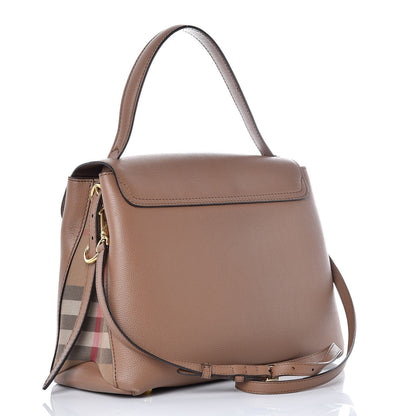 Burberry Derby Calfskin House Check Medium Camberley Dark Sand 3 of 15