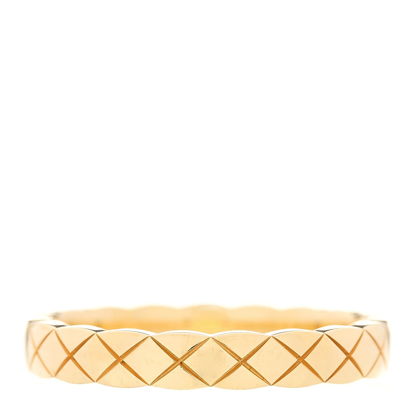 18K Yellow Gold Mini Coco Crush Ring 55 7.25