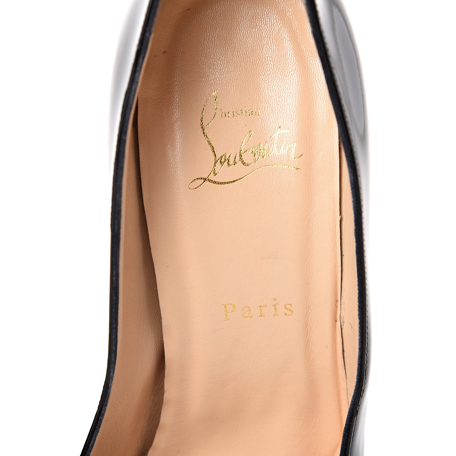 Christian Louboutin Patent Bianca 140 Pumps 40.5 Black 6 of 13