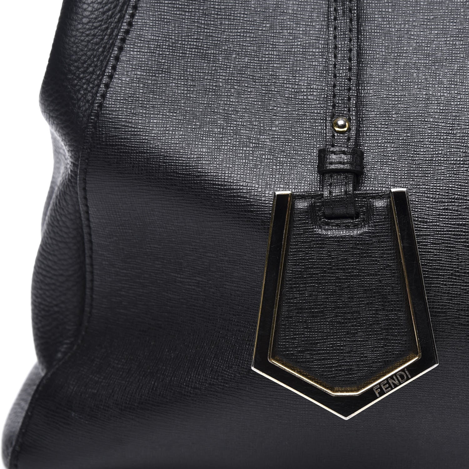Fendi Vitello Elite Regular 2Jours Tote Black 10 of 14