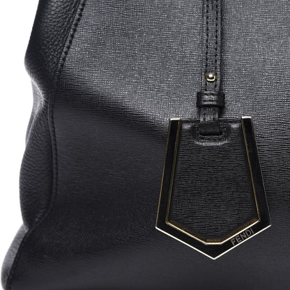 Fendi Vitello Elite Regular 2Jours Tote Black 10 of 14