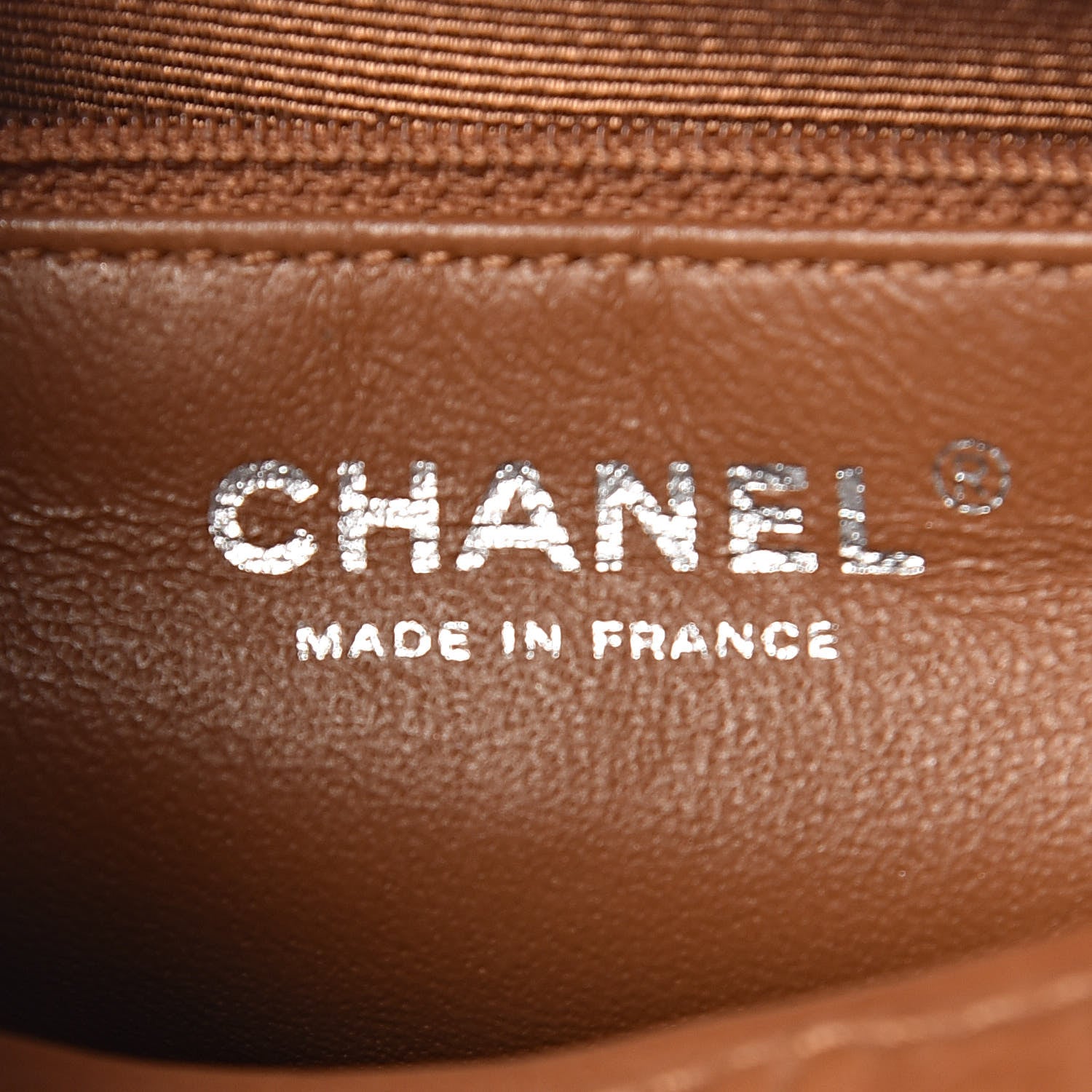 Chanel Calfskin Quilted Small Bowler Brown 6 of 23