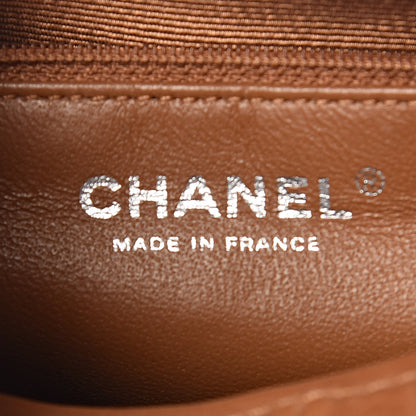 Chanel Calfskin Quilted Small Bowler Brown 6 of 23