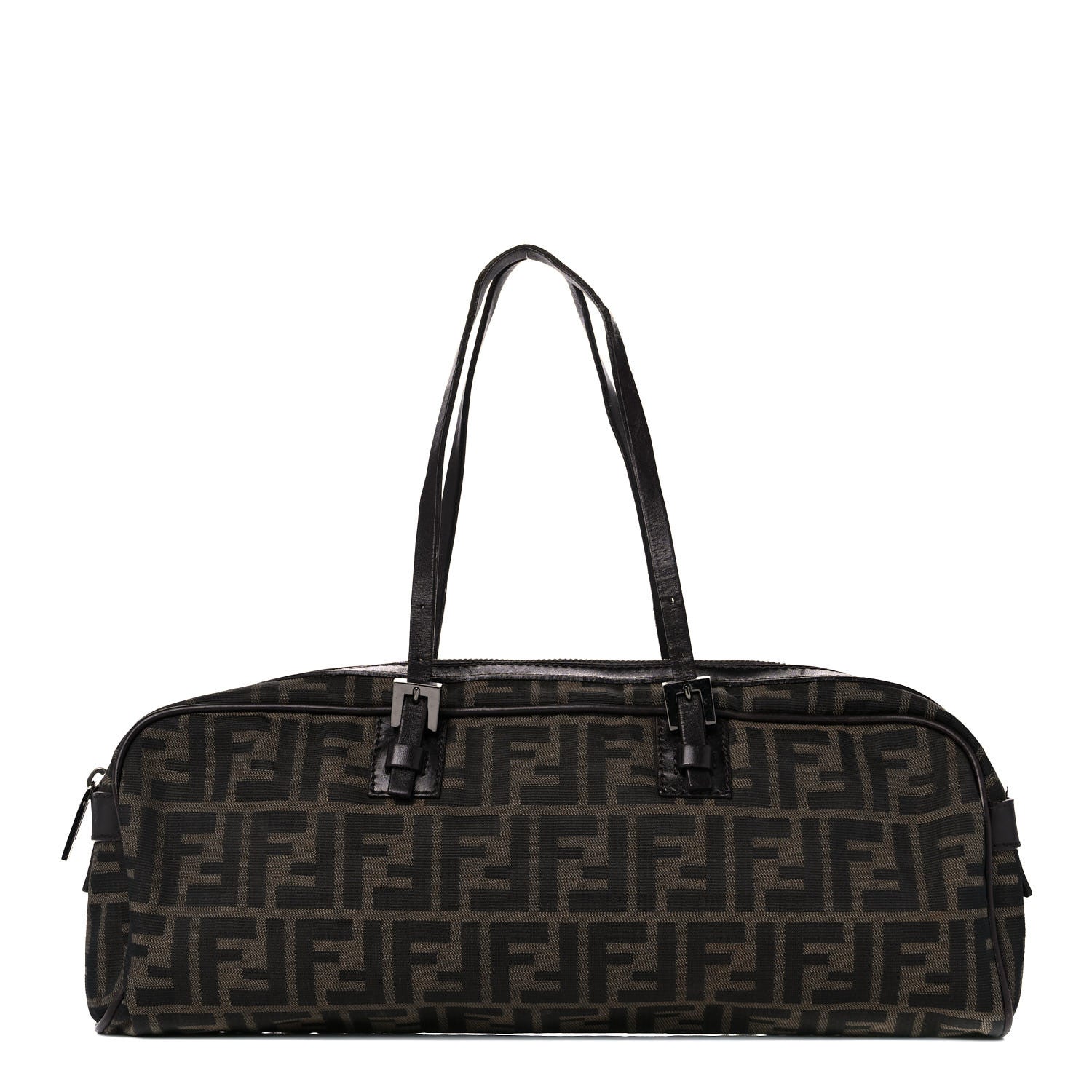 Fendi Zucca Buckle Tote Tobacco 1 of 27