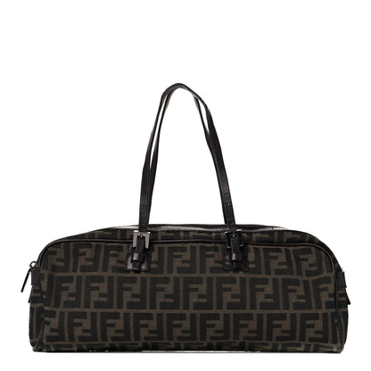 Fendi Zucca Buckle Tote Tobacco 1 of 27