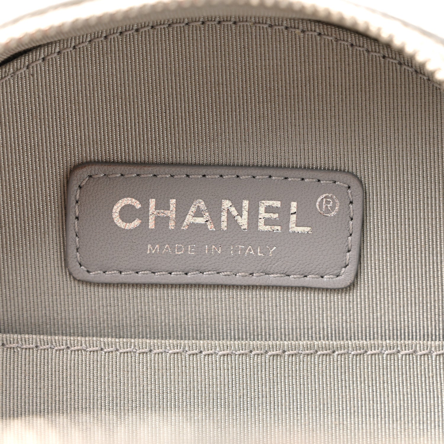 Chanel Metallic Glazed Calfskin Round As Earth Evening Bag Silver 6 of 10