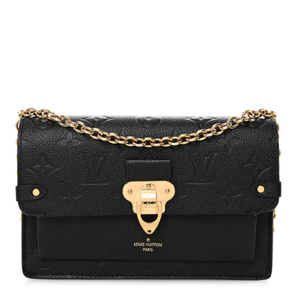 Louis Vuitton Empreinte Vavin Chain Wallet Black 1 of 9