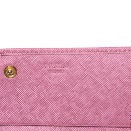 Prada Saffiano Bow Continental Wallet Begonia 6 of 10