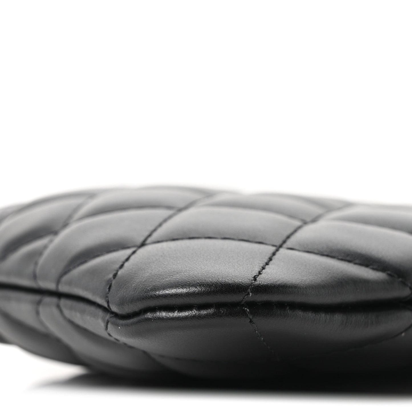 Lambskin Quilted Uniform Crossbody Bag  Black