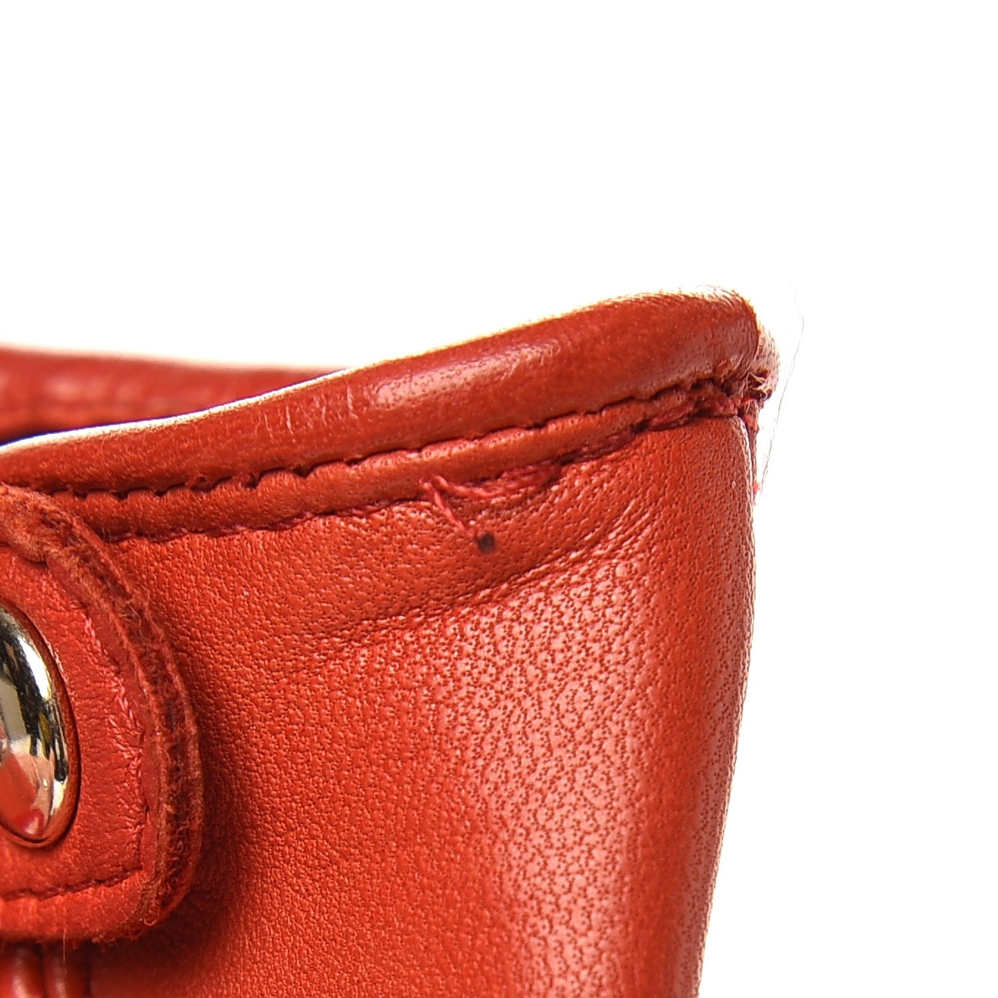 Lambskin Tweed Fingerless Gloves 7 Red