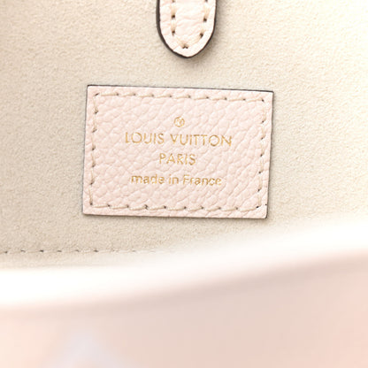 Louis Vuitton Empreinte Monogram Giant By The Pool Onthego MM Cream Saffron 5 of 5