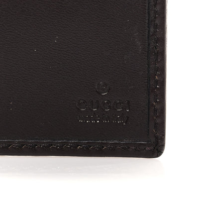 Gucci Monogram Britt Bi-Fold Wallet Dark Brown 6 of 6