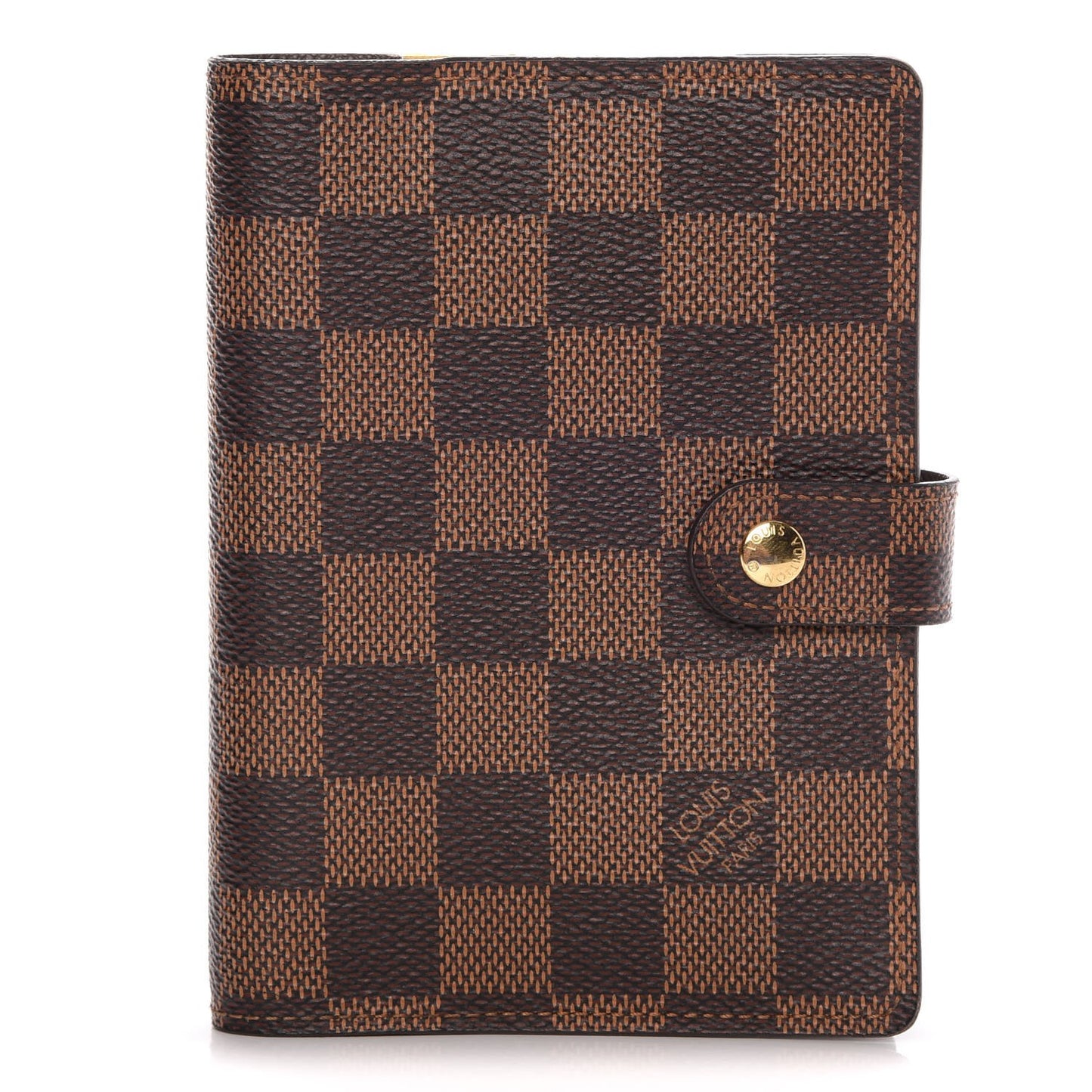 Damier Ebene Small Ring Agenda Cover