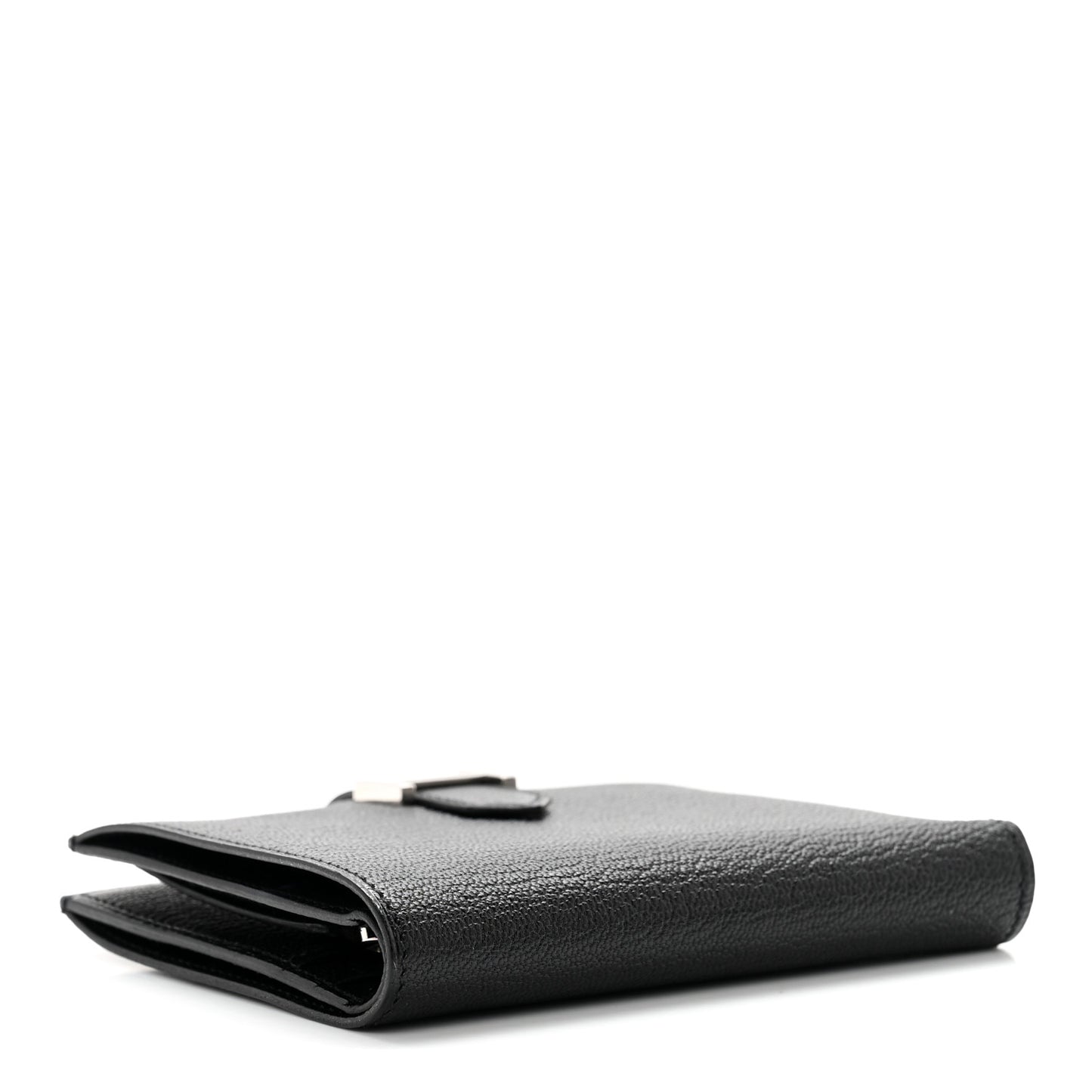 Chevre Mysore Bearn Compact Wallet Black