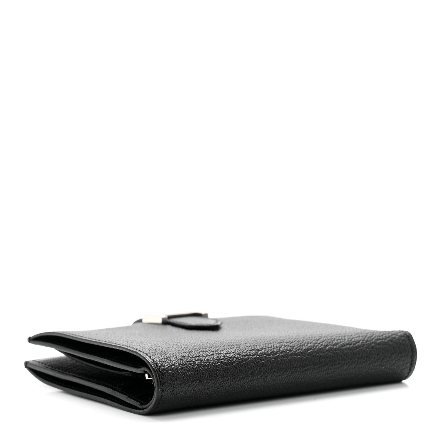 Hermes Chevre Mysore Bearn Compact Wallet Black 4 of 6
