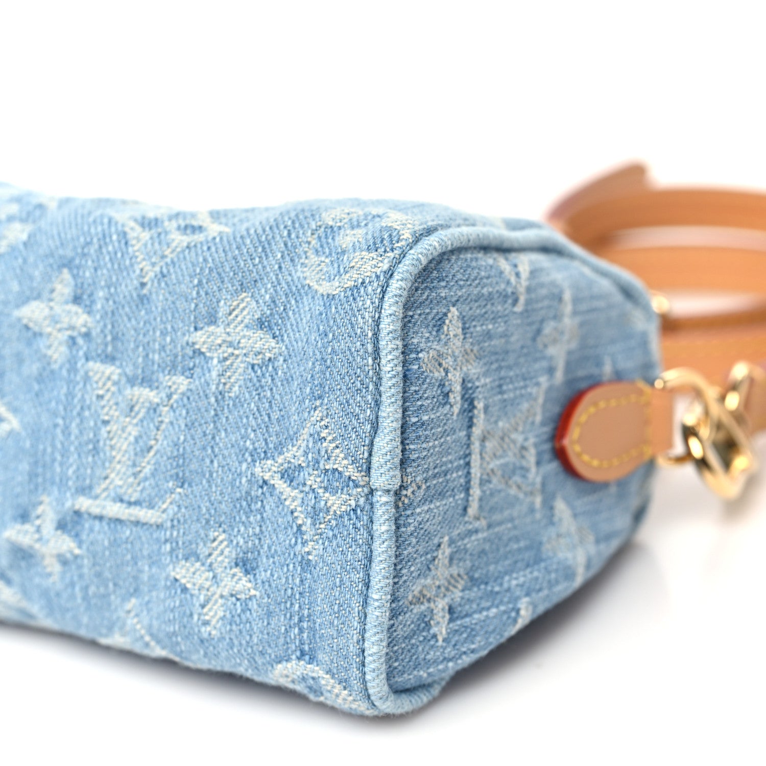 Louis Vuitton Monogram Denim Nano Speedy Sky Blue 9 of 10